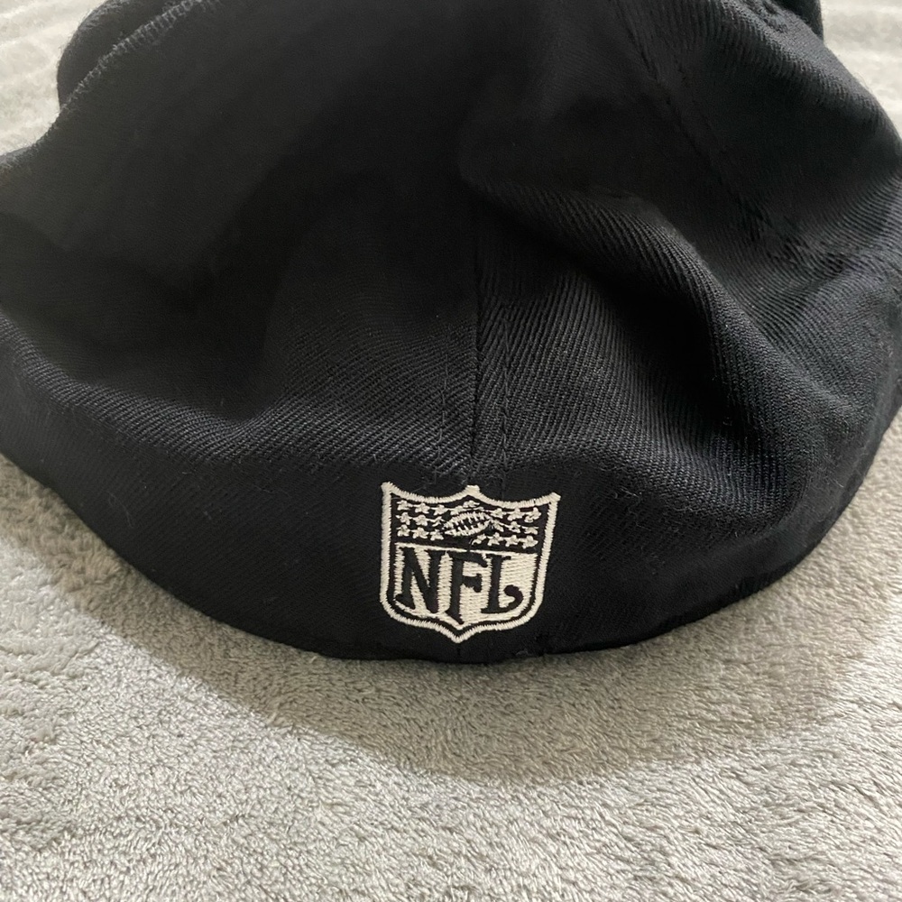 Reebok Headwear Minnesota Vikings Blacked Out Fitted Cap Size 7 3/8 - Picture 6 of 9